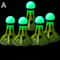LED Glow Badminton Shuttlecocks Set 10