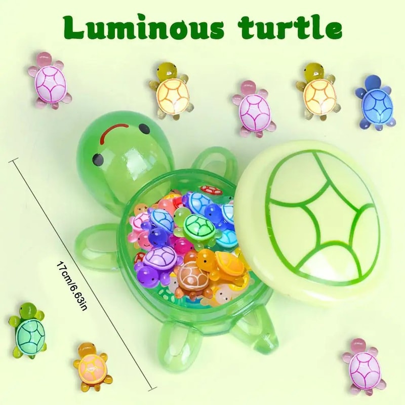 Glow Turtle Figurine Set For Home Decor 4