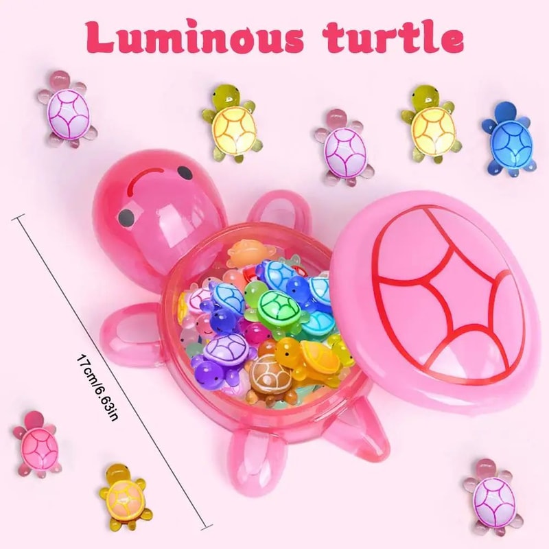 Glow Turtle Figurine Set For Home Decor 5