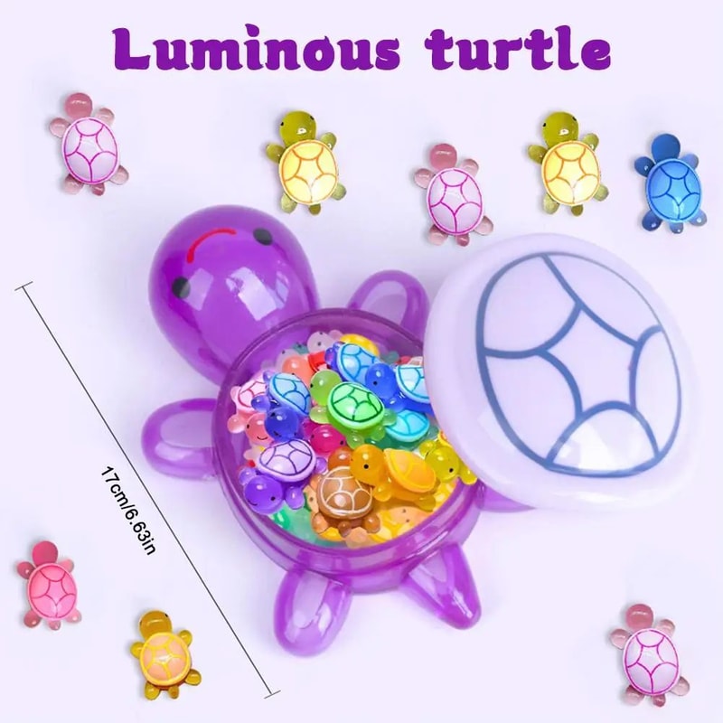 Glow Turtle Figurine Set For Home Decor 6