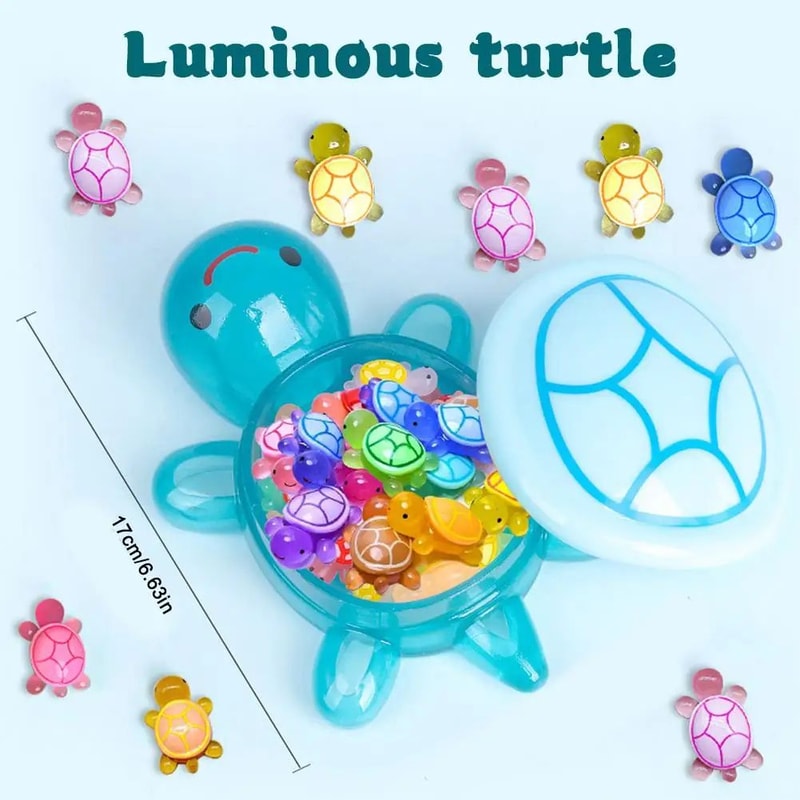 Glow Turtle Figurine Set For Home Decor 7