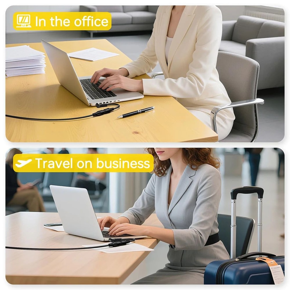 Laptop Charger Adapter Connector Cable 5