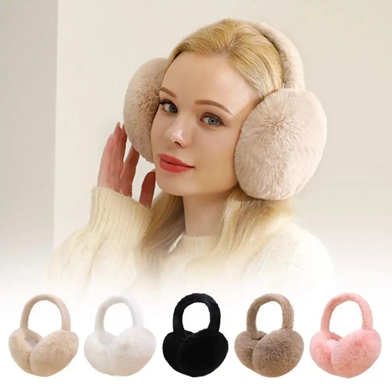 Fluffy Winter Earmuffs For Cold Weather 0