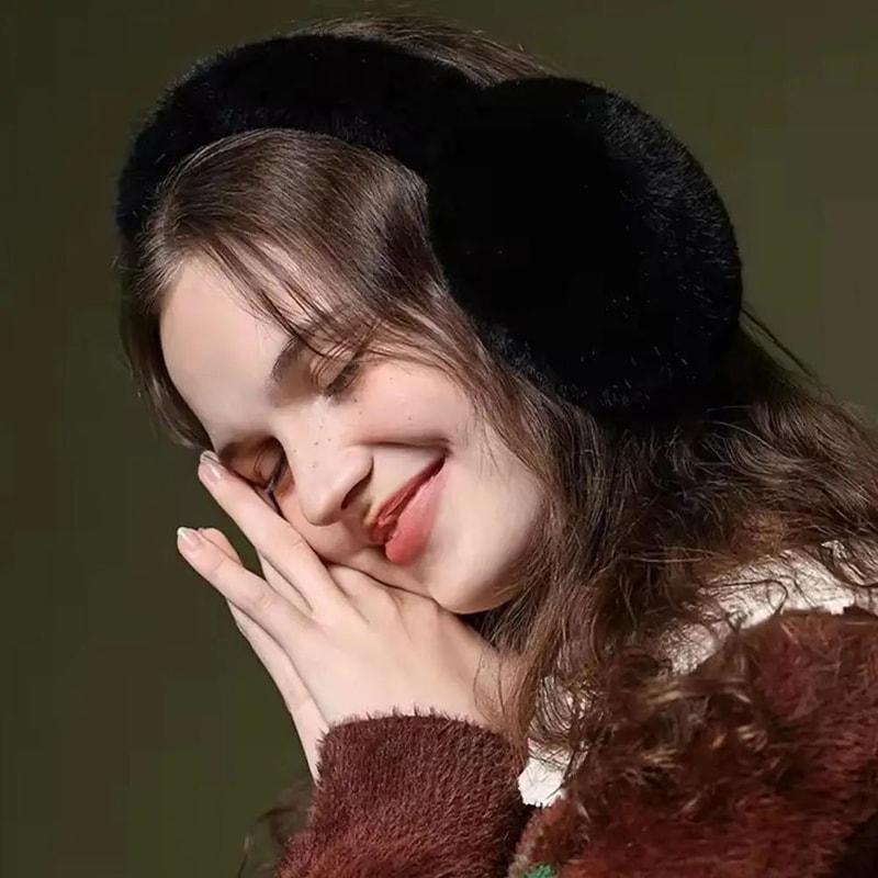 Fluffy Winter Earmuffs For Cold Weather 4