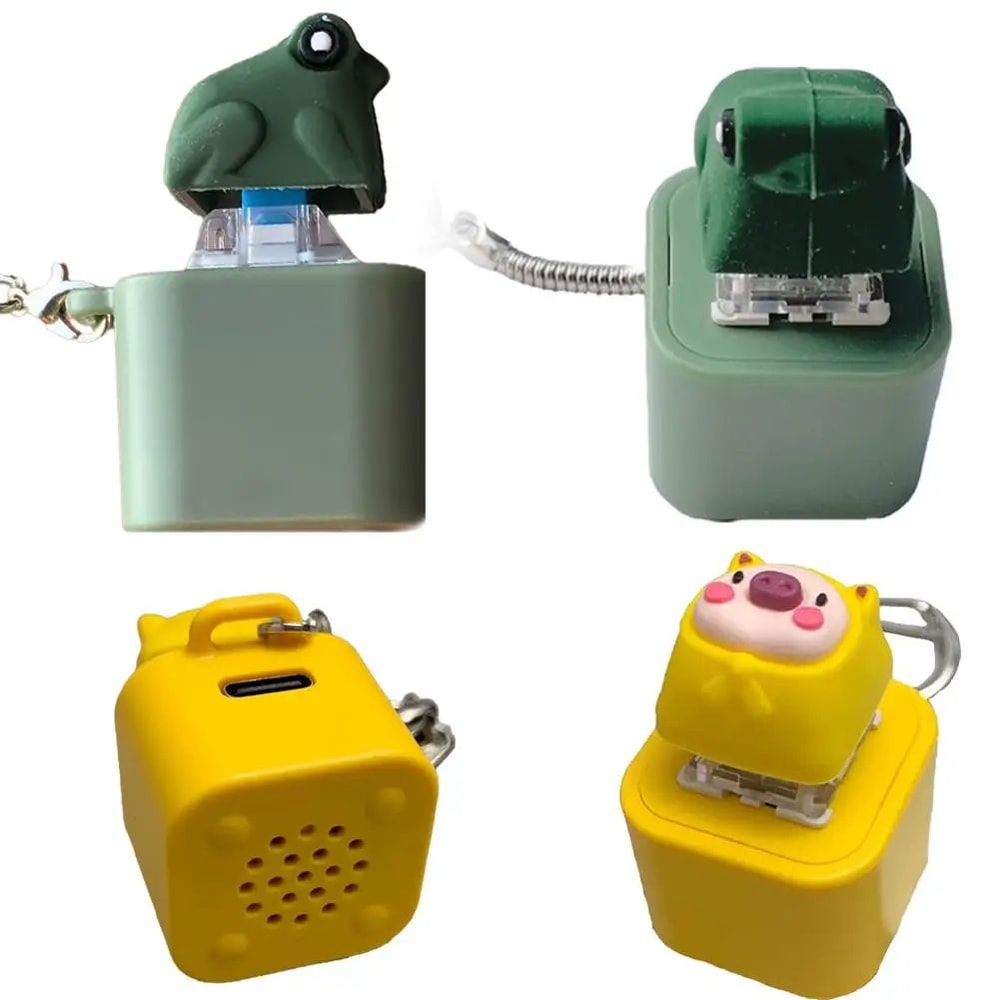 Funny Animal With Sounds Fidget Keychain 6