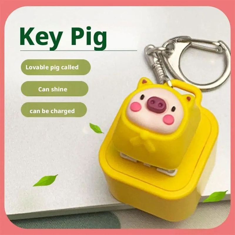 Funny Animal With Sounds Fidget Keychain 9