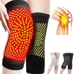 self heating knee support brace