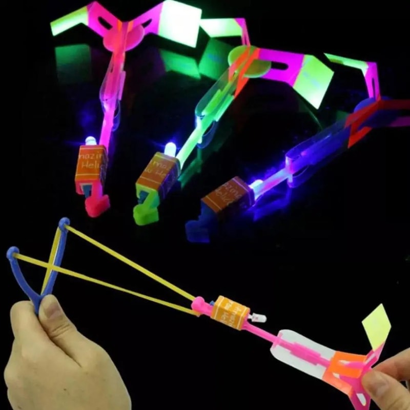 LED Flying Slingshot Toy Set 4