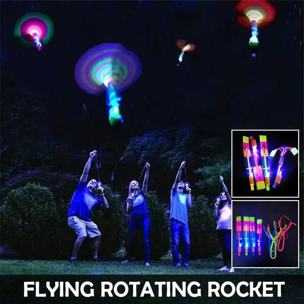LED Flying Slingshot Toy Set 6