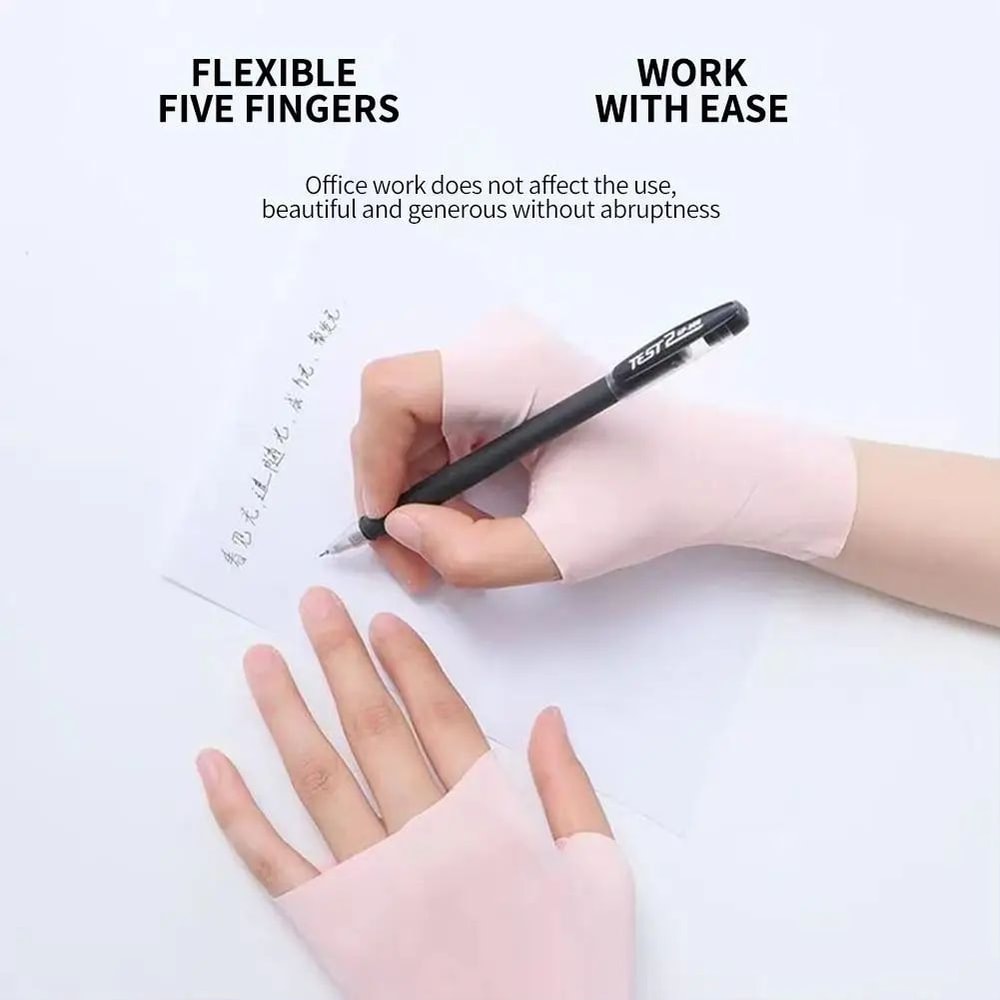 Fingerless UV Protection Driving Gloves 2