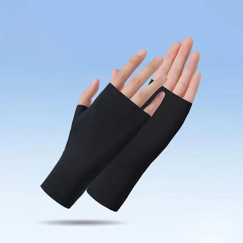 Fingerless UV Protection Driving Gloves 4