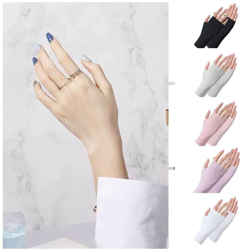 Fingerless UV Protection Driving Gloves 6