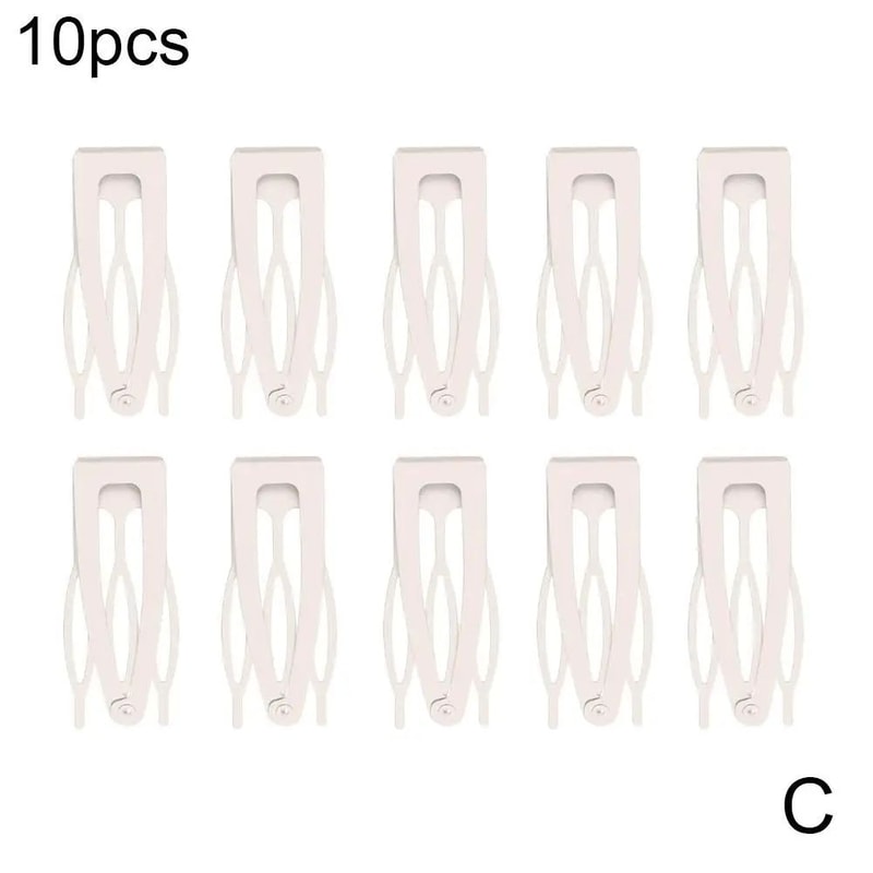 Double Grip Metal Hair Clips Set 14