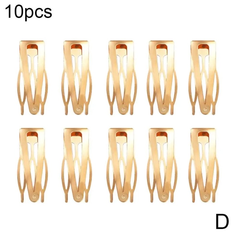 Double Grip Metal Hair Clips Set 15