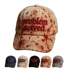 bloody halloween baseball cap