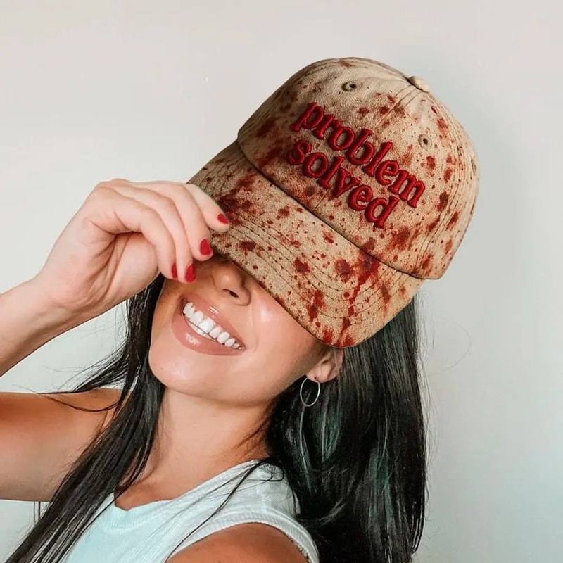 Bloody Halloween Baseball Cap 6