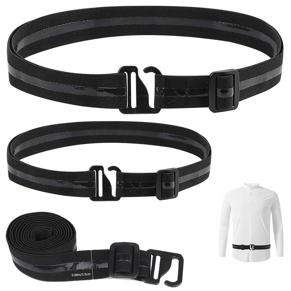 Adjustable Shirt Stay Belt For Men 0