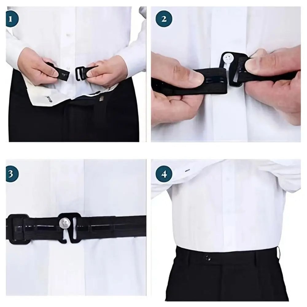 Adjustable Shirt Stay Belt For Men 10