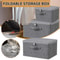 Foldable Fabric Storage Box With Lid 9