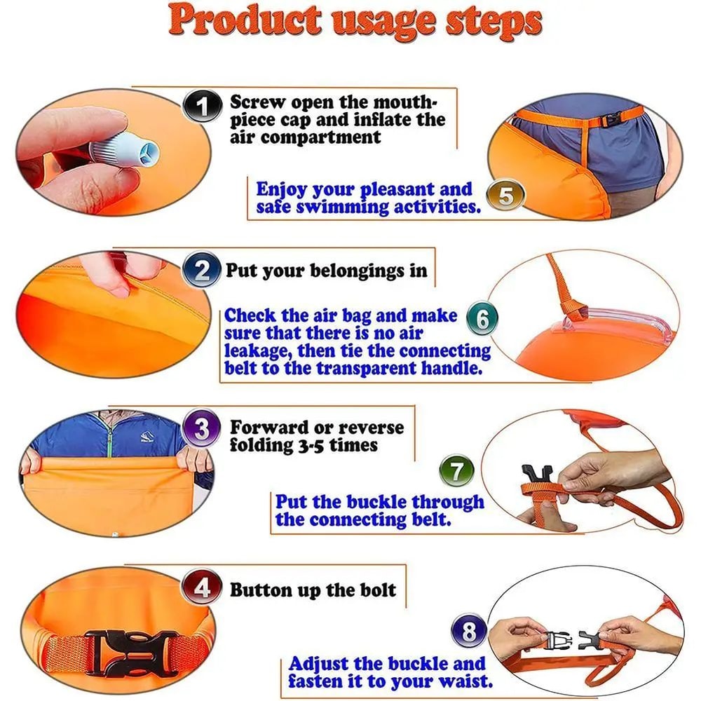Open Water Swim Safety Buoy Float 7