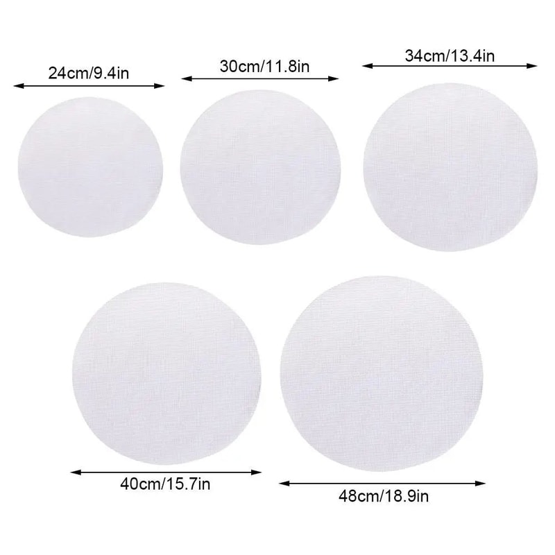 Silicone Non Stick Steamer Mat Set 9