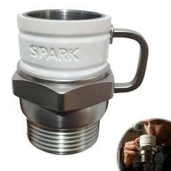 spark plug stainless steel coffee mug