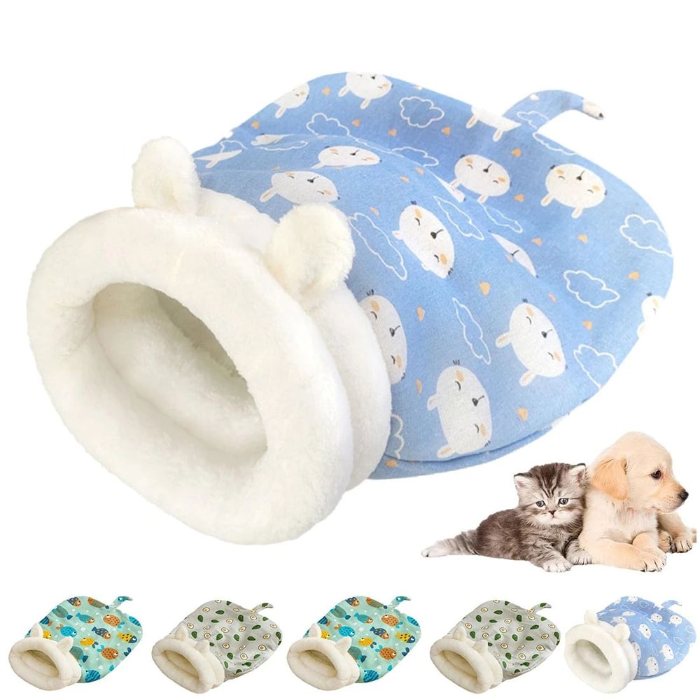 Plush Pet Sleeping Bag Bed 0