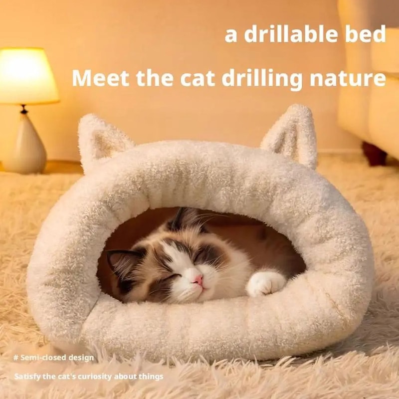 Plush Pet Sleeping Bag Bed 2