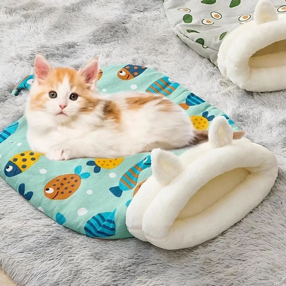 Plush Pet Sleeping Bag Bed 3