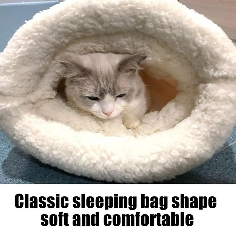 Plush Pet Sleeping Bag Bed 6