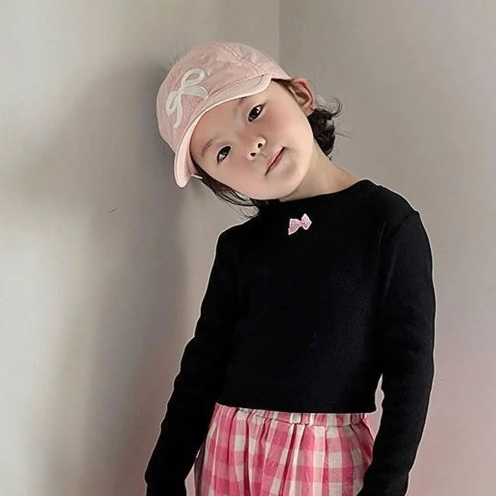 Cute Toddler Sun Hat With Bow 2