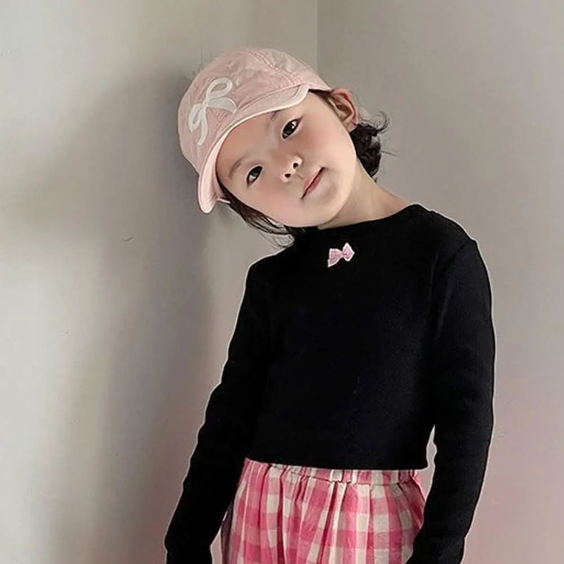 Cute Toddler Sun Hat With Bow 2