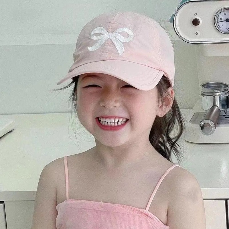 Cute Toddler Sun Hat With Bow 3