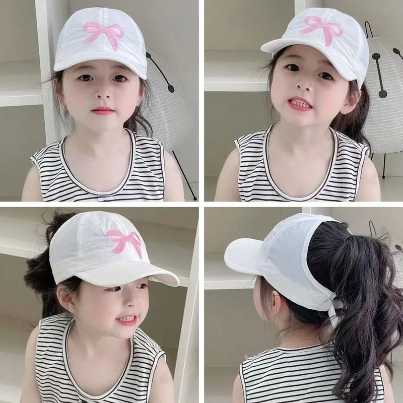Cute Toddler Sun Hat With Bow 5