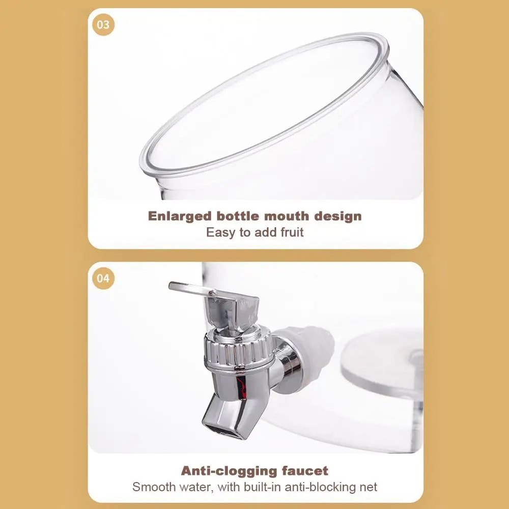 Large Fridge Water Dispenser Jug 11