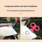 Funny 3D Wind Up Car Roof Sticker 2