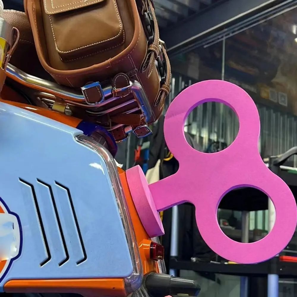 Funny 3D Wind Up Car Roof Sticker 3