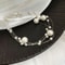 Elegant White Pearl Choker Necklace 5