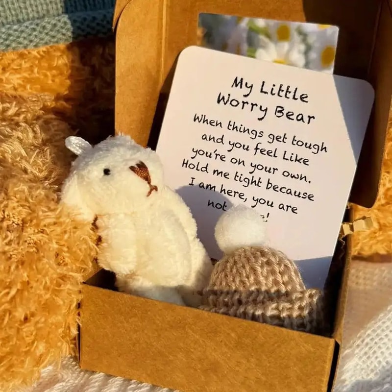 Mini Plush Worry Bear Gift Box 3