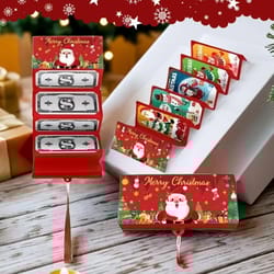christmas cash gift card holder