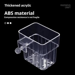 transparent aquarium plant holder cups