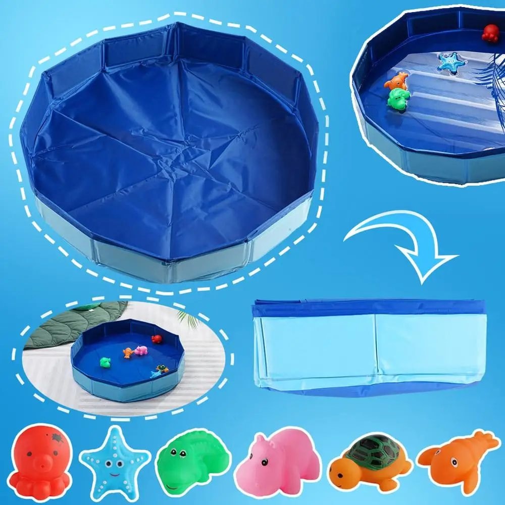 Foldable Pet Bathing Tub Pool 3