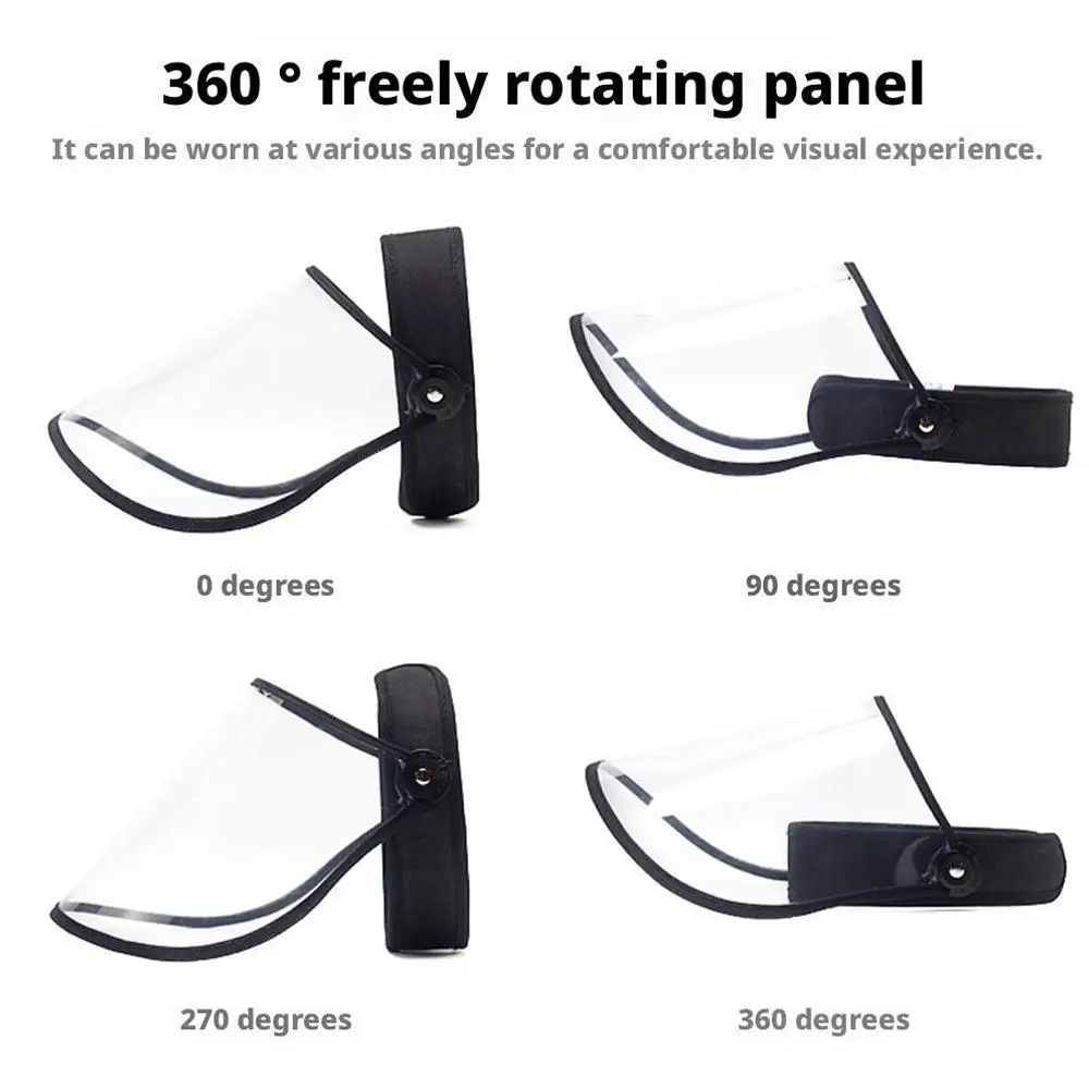 Transparent Face Shield Sun Hat 6