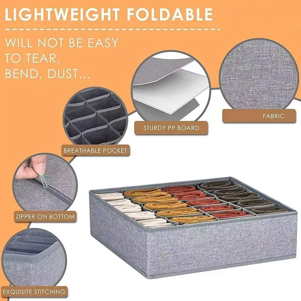 Foldable Underwear Drawer Organizer 4