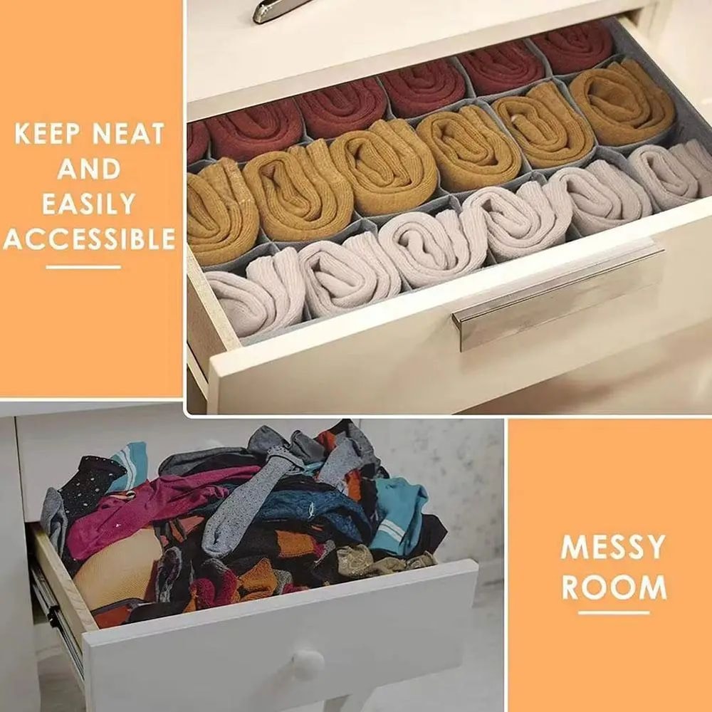 Foldable Underwear Drawer Organizer 7