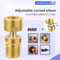 Adjustable Brass Shower Head Swivel Adapter 6