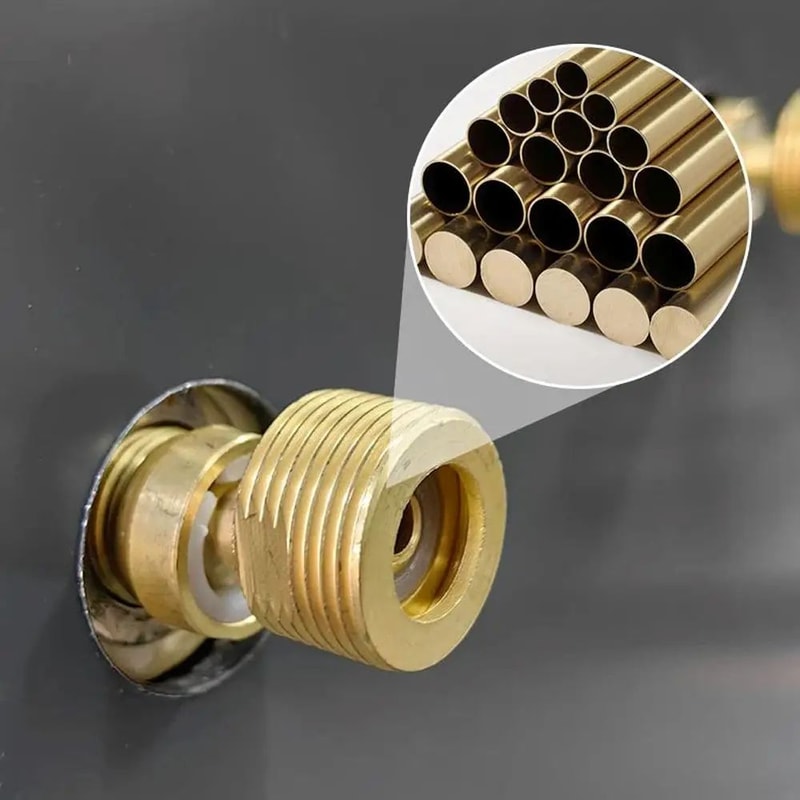 Adjustable Brass Shower Head Swivel Adapter 7