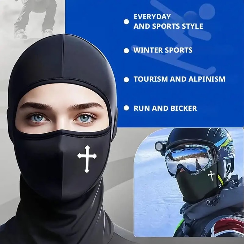 Christian Cross Full Face Balaclava Mask 2