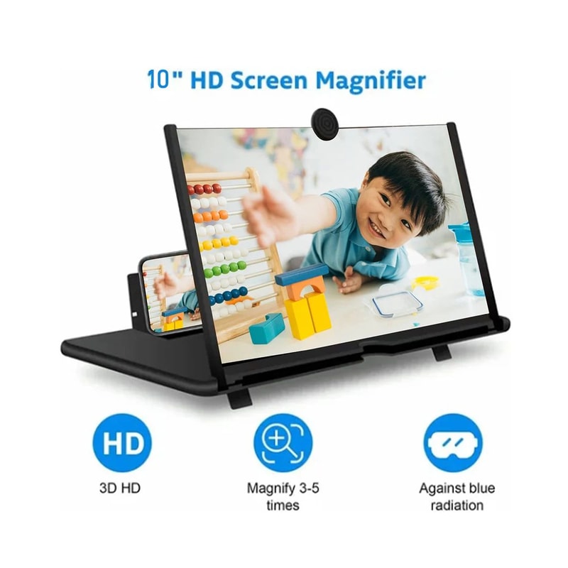 10 Inch Foldable Phone Screen Amplifier 3