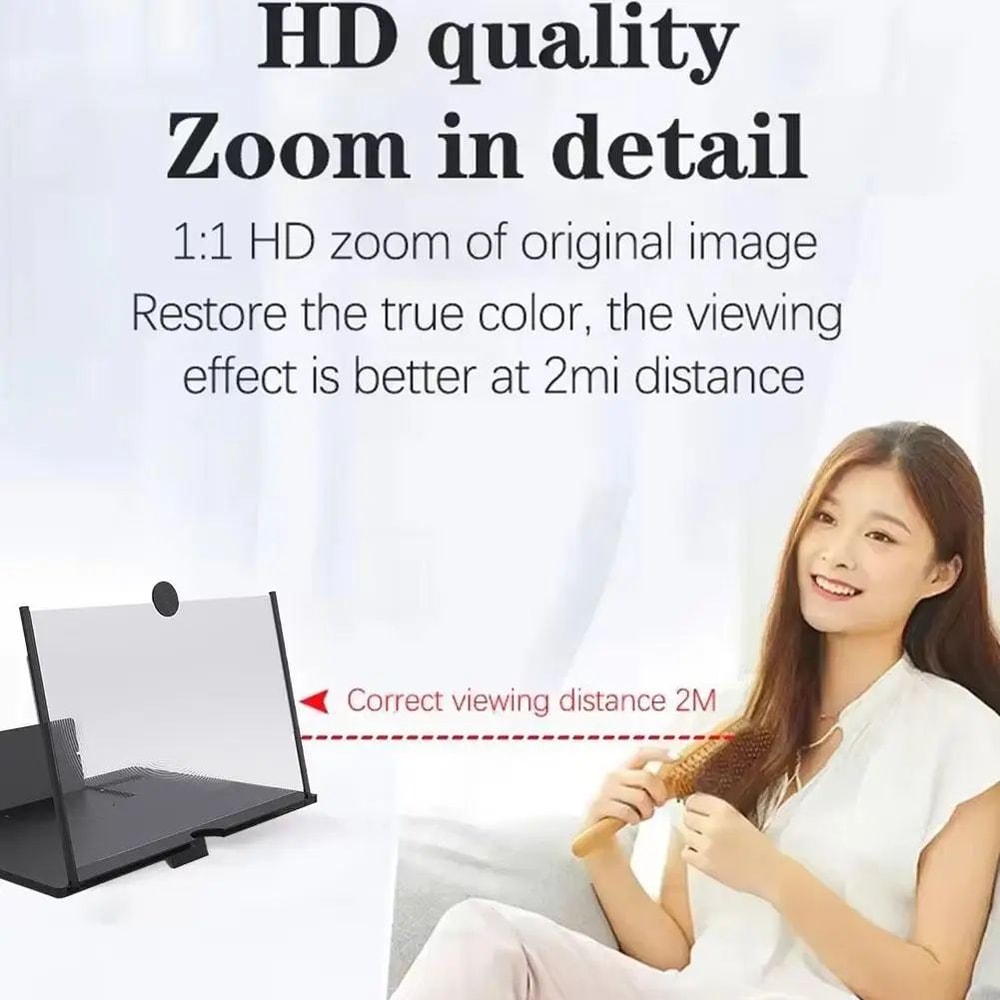 10 Inch Foldable Phone Screen Amplifier 12